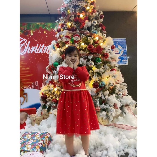 VÁY/ĐẦM CHO BÉ DIỆN NOEL, TẾT