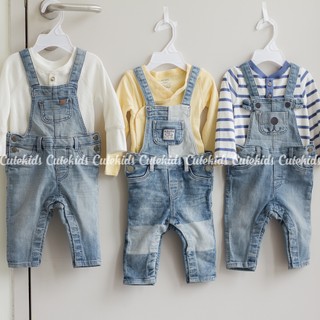 Quần yếm jeans bt hm