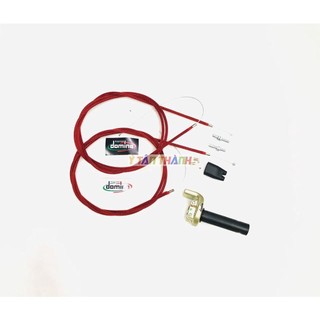 Cùm tăng tốc domino 2 dây ga Trên có dây ga MS3135