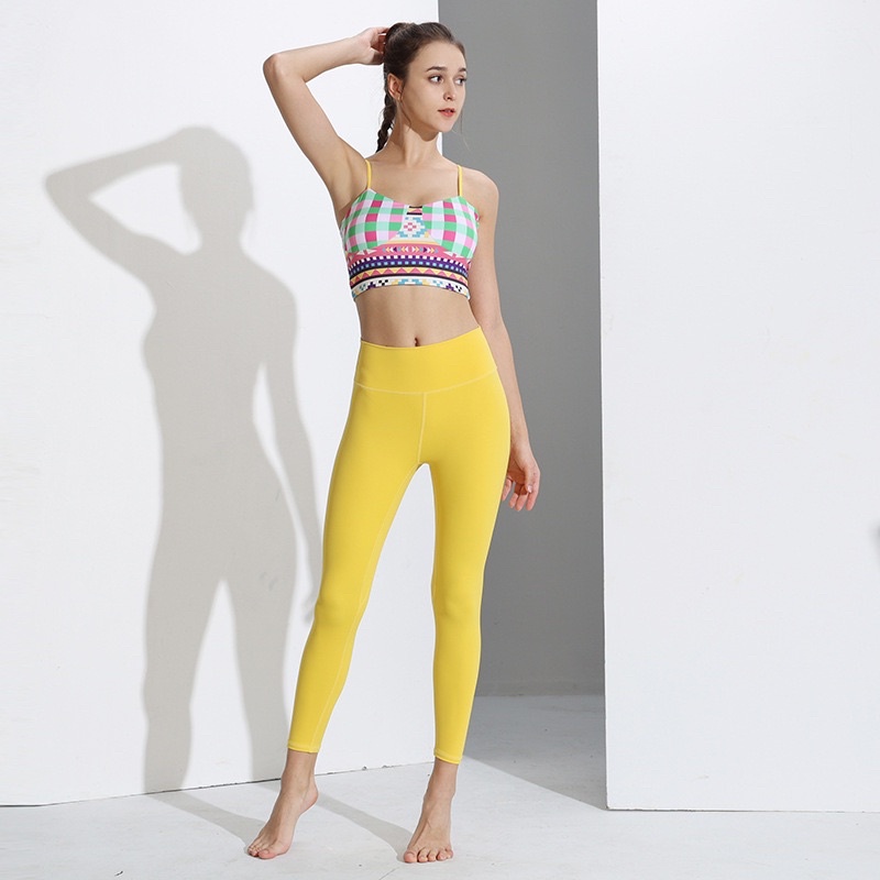 Bộ Tập Yoga Gym 3D Áo-Caro S83 (Hàng Quảng Châu Cao Cấp)