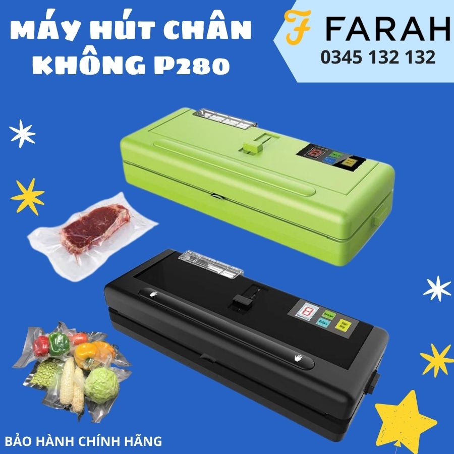 Máy hút chân không P290, Máy hút chân không không kén túi P290 - Lực hút siêu khoẻ, hàn tự động