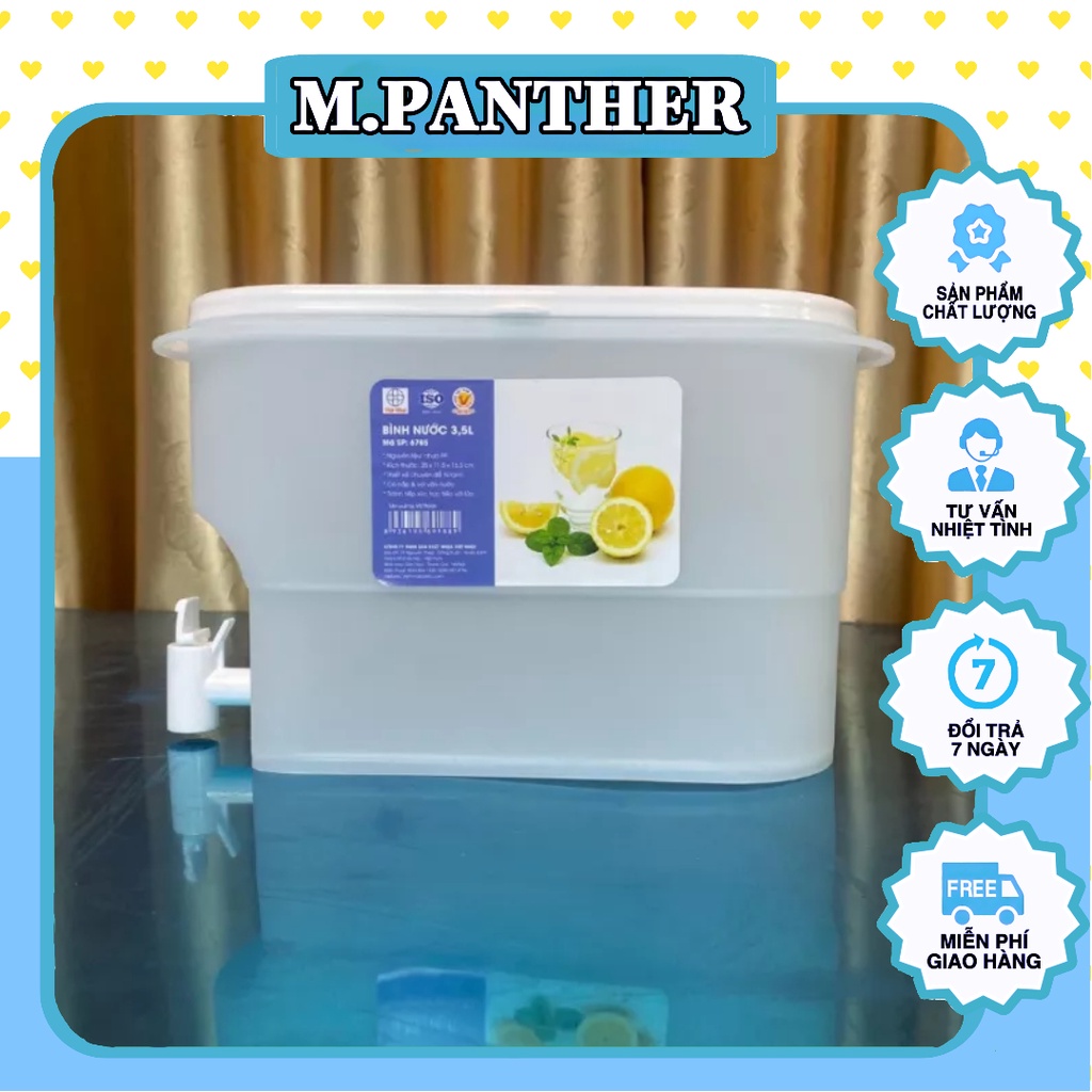 Bình Nước Để Tủ Lạnh,Bình Đựng Nước Lạnh,Thùng Đựng nước có vòi Việt Nhật,Đẹp ,Bền An toàn và tiện lợi
