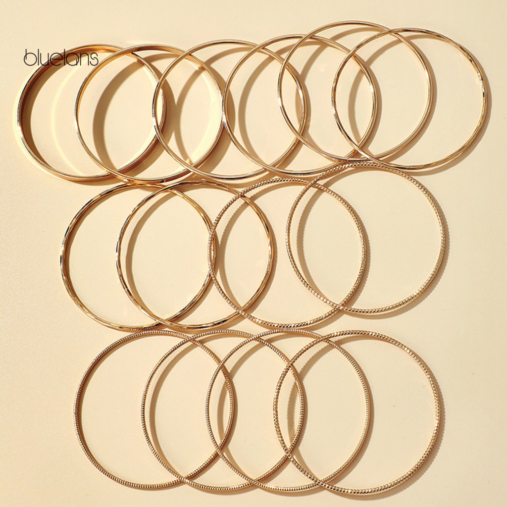 Set 14 Vòng Đeo Tay Phong Cách Bohemian Sang Trọng Dành Cho Nữ