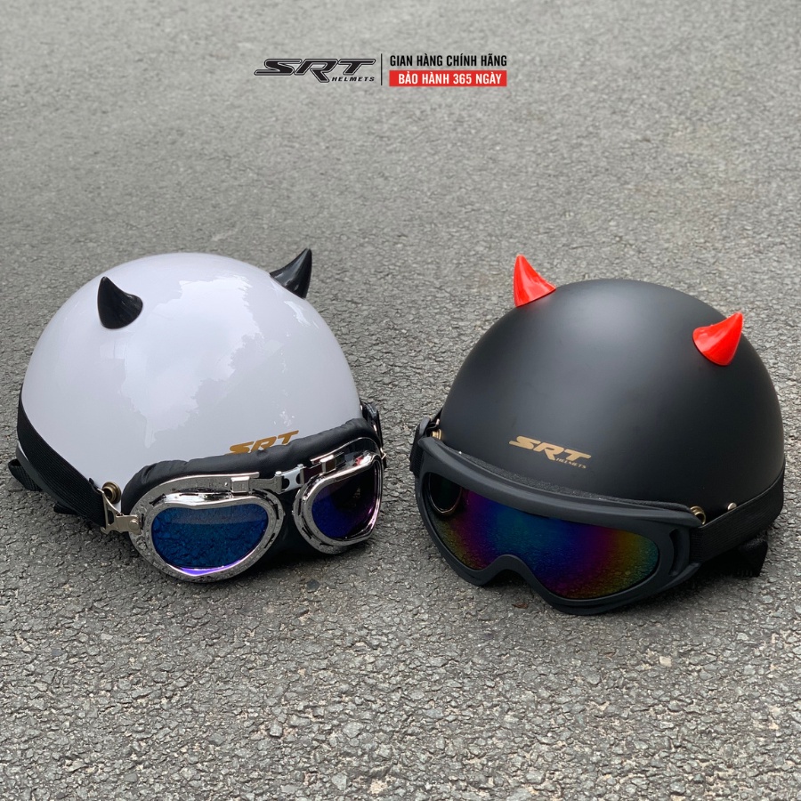 Tai mèo trang trí mũ bảo hiểm, phối màu dễ thương kèm kem dán 3M