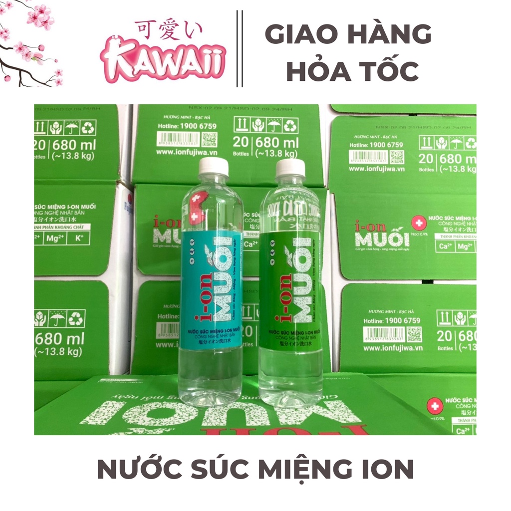 Nước Súc Miệng I-On Muối Fujiwa 330ml