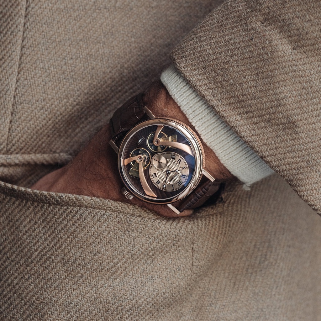 Đồng hồ nam dây da Thomas Earnshaw Beaufort Anatolia ES-8059-03