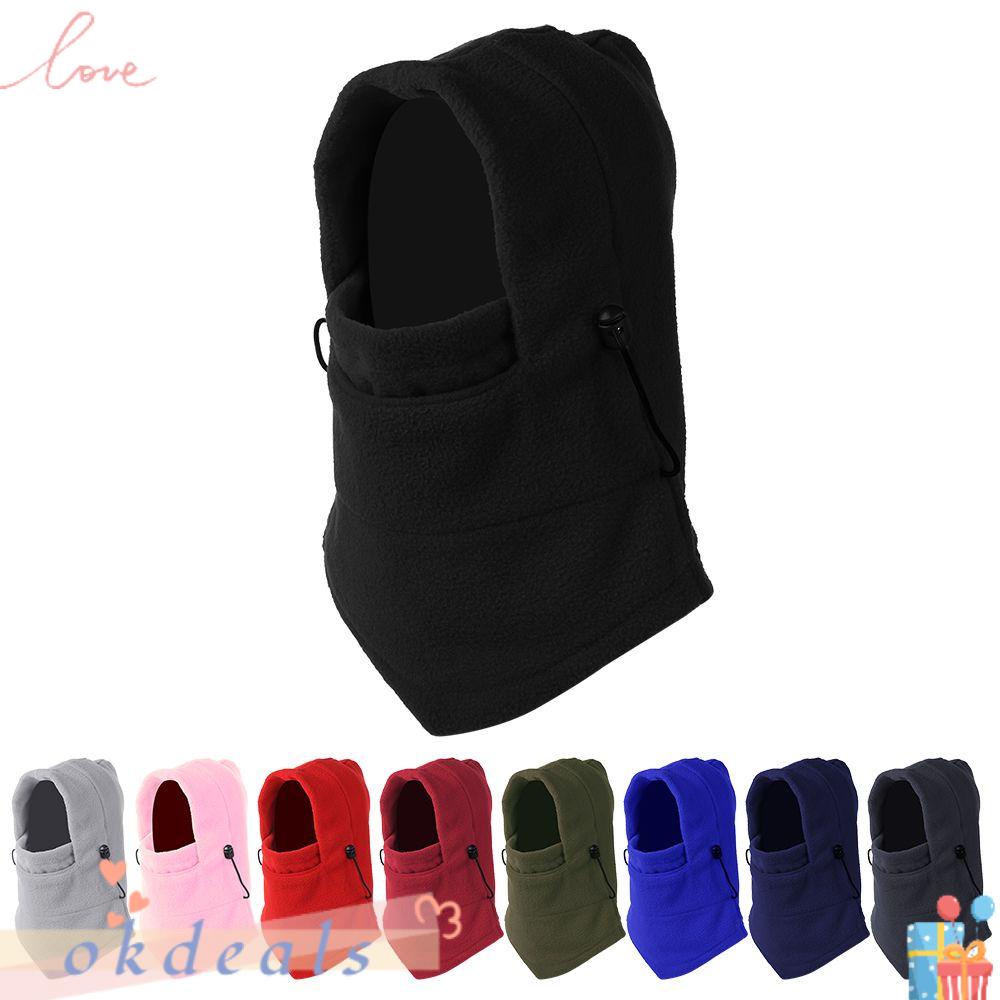 Mũ Trùm Đầu Chắn Gió Bảo Vệ Khuôn Mặt Bằng Lông Cừu