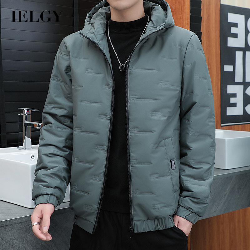 Áo Khoác Hoodie Lông Cừu Dáng Ôm Phối Khóa Kéo Cá Tính Cho Nam