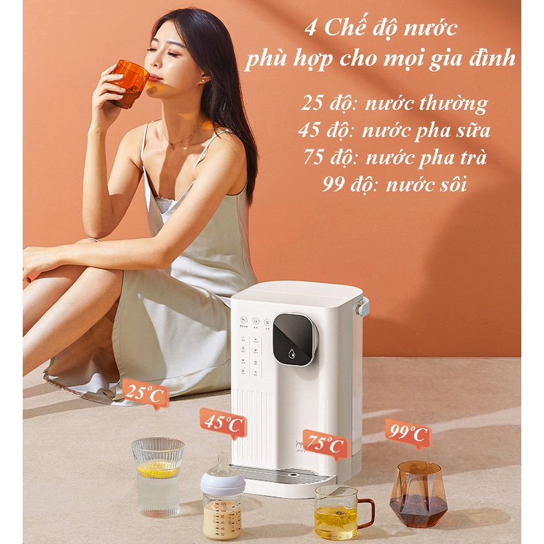 Máy Đun Nước Xiaomi Jmey Tức Thì - Bình Thuỷ Làm Nóng Nhanh Để Bàn Công Suất 2000W Dung Tích 3 Lít