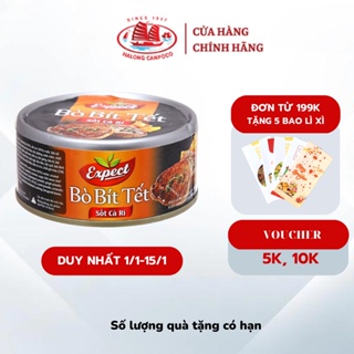 Mã BMLTA50 giảm đến 50K đơn 99K Bò Bít Tết Sốt Cà Ri Expect 150G Đồ Hộp Hạ