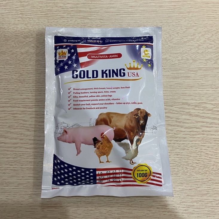 GOLDKING USA Siêu Vỗ Béo Vật Nuôi