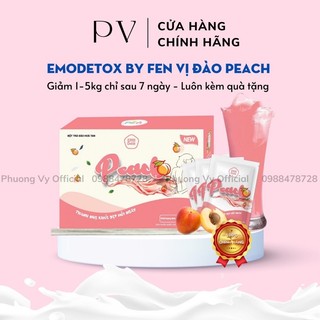 Giảm cân detox vị đào hiệu quả