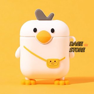 Vỏ Bảo Vệ Hộp Sạc Tai Nghe AirPods 1 / 2 / Pro Bằng Silicon Họa Tiết Hoạt Hình 3D Dễ Thương