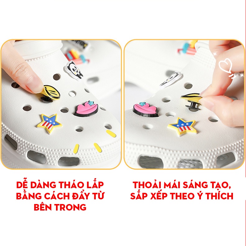 Dép Cross đế cao 7cm hack dáng tặng kèm 10 sticker ngẫu nhiên không trùng