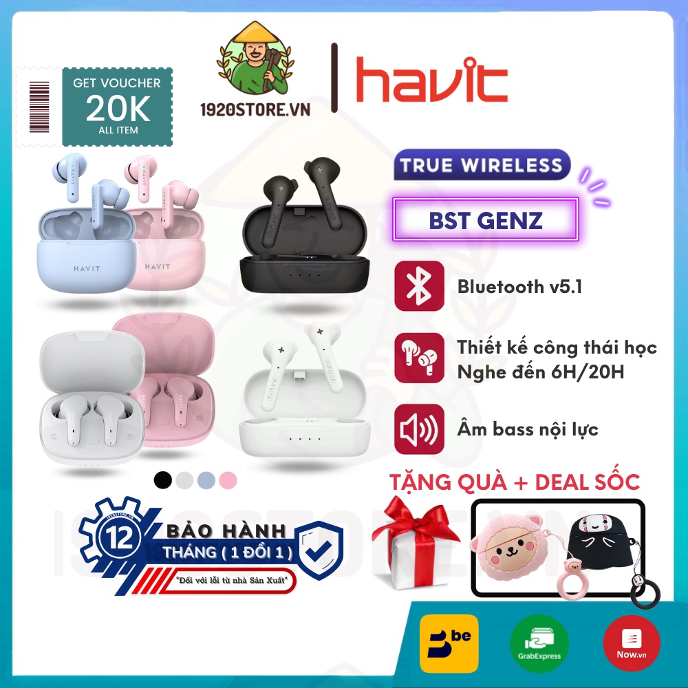 Bộ Sưu Tập Tai Nghe True Wireless TW967, DEFUNC TRUE BASIC, TW959 GenZ Colorholic - Chính Hãng BH 12 Tháng