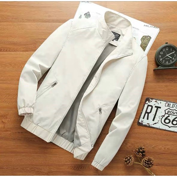 ÁO KHOÁC DÙ 2 LỚP TÚI CÓ DÂY KÉO KHÔNG NÓN CHẤT ÁO XỊN XÒ HÀNG XUẤT KHẨU BAO ĐẸP