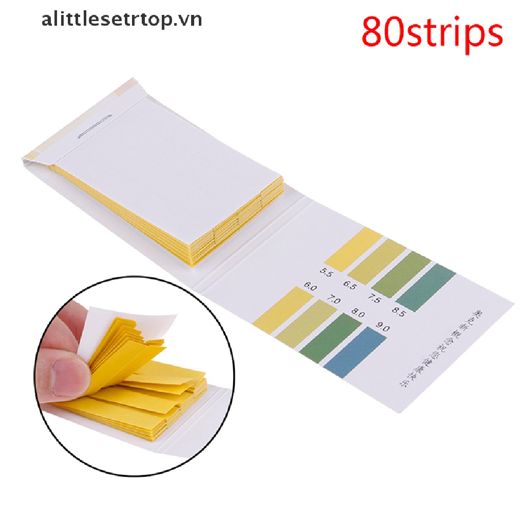 Giấy Đo Độ PH 80Sọc Độ PH 5.5-9.0 Chuyên Dụng