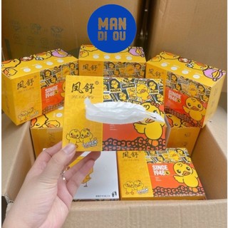 Hộp Giấy Ăn Vịt Vàng Siêu Dai Siêu Mịn  Hộp Giấy Ăn Rút Hình Vịt Vàng(Hàng Nội Địa Trung Quốc)