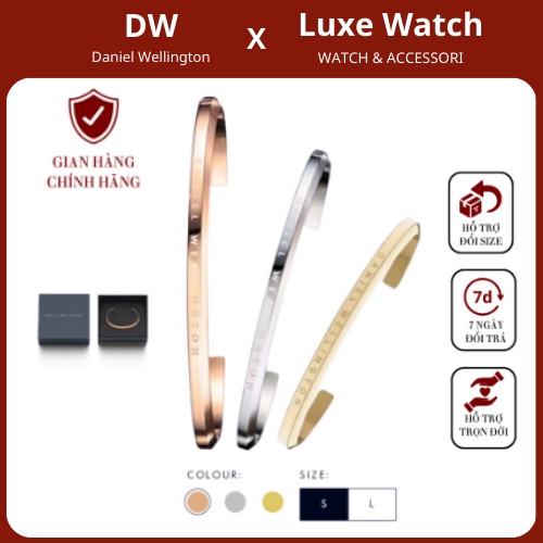 Vòng Tay Classic Cuff V1 DW Chính Hãng - Luxe Watch