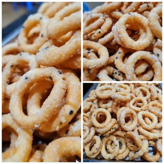 Bánh quẩy mè giòn thơm