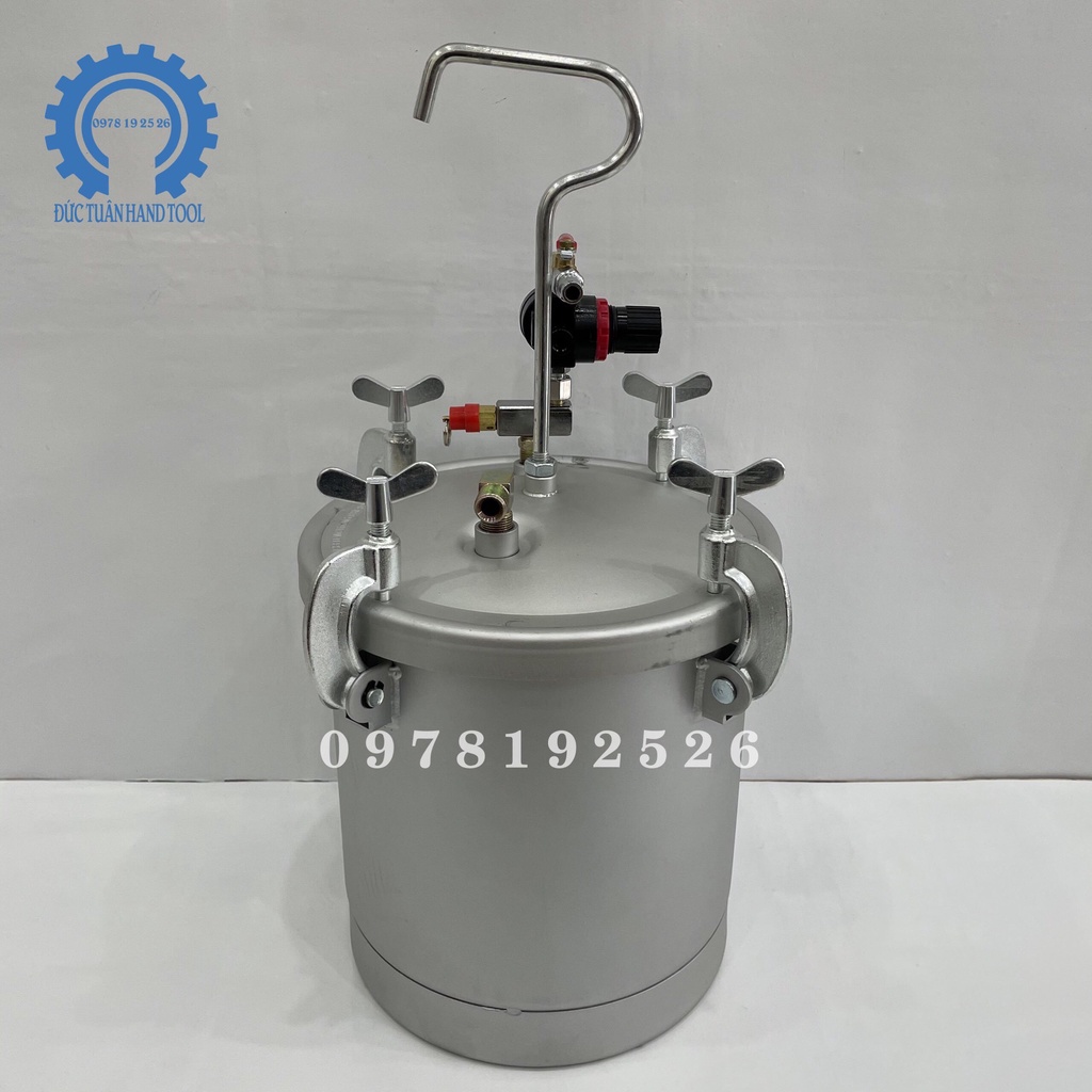 Nồi Áp Sơn 10 Lít Sử Dụng Phun Sơn PU , Sơn Kim Loại , Sơn Tổng Hợp - Dùng Hơi Khí Nén