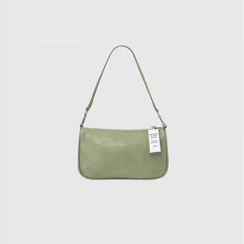 Túi xách đeo vai NIEEH màu xanh bơ giống Jennie BLACKPINK