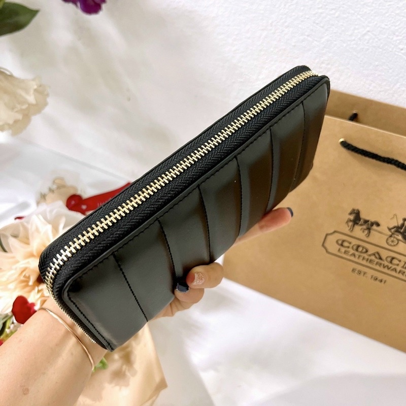 📛RẺ VÔ ĐỊCH📛VÍ COAH LONG ZIP AROUND NỮ SIÊU XINH