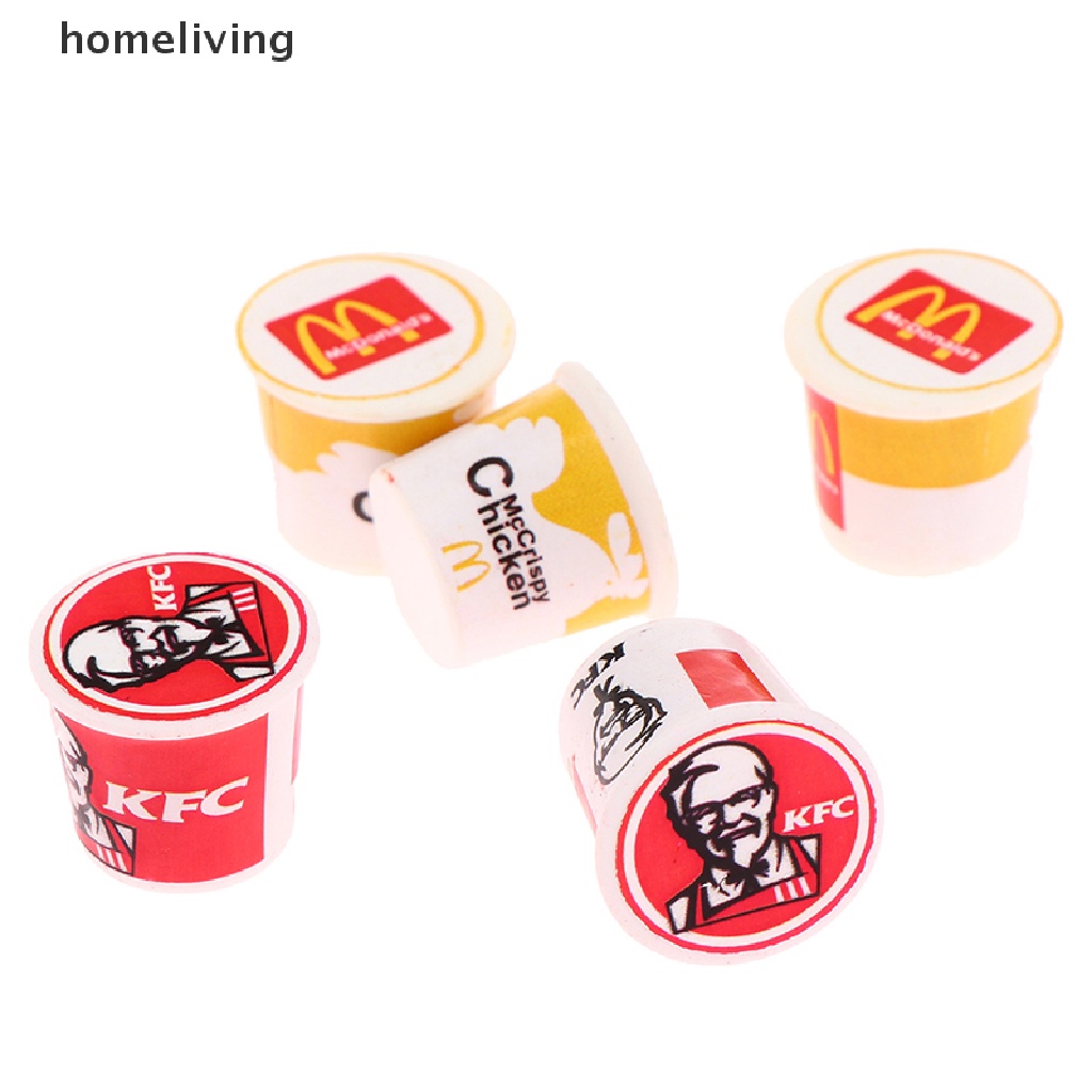 Set 5 Mô Hình Thùng Nước Mini 1 / 12 Trang Trí Nhà Búp Bê