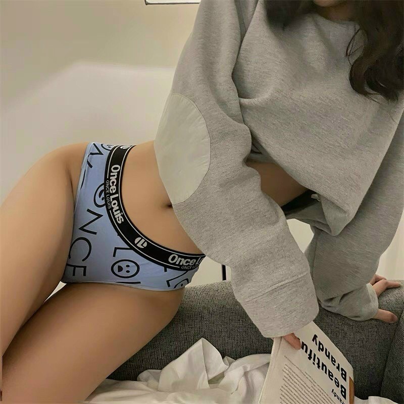 Quần lót cotton nữ in chữ phong cách thể thao SEXY - CÁ TÍNH cho nữ