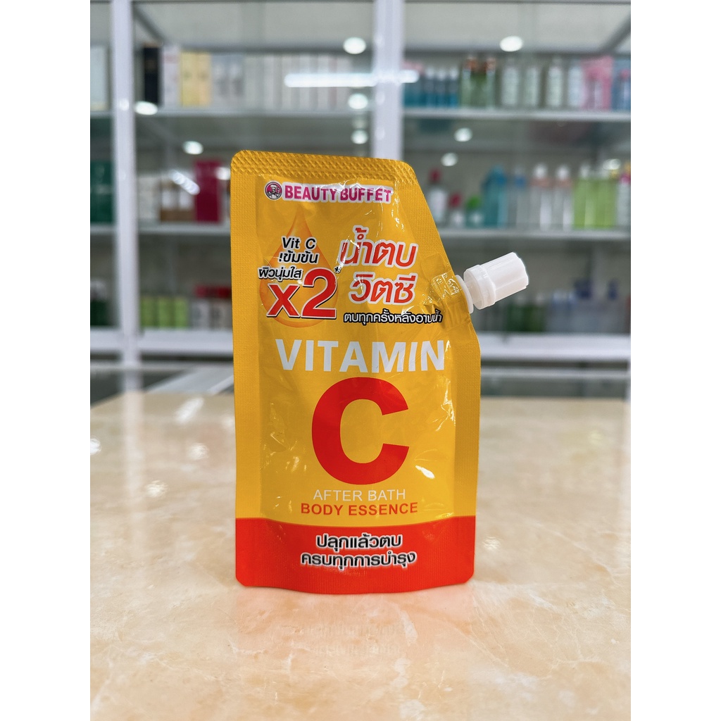 Tinh Chất Dưỡng Toàn Thân Làm Trắng Và Phục Hồi Da Vitamin C Scentio Beauty Buffet Thái Lan Dạng Gói Mini 50ml