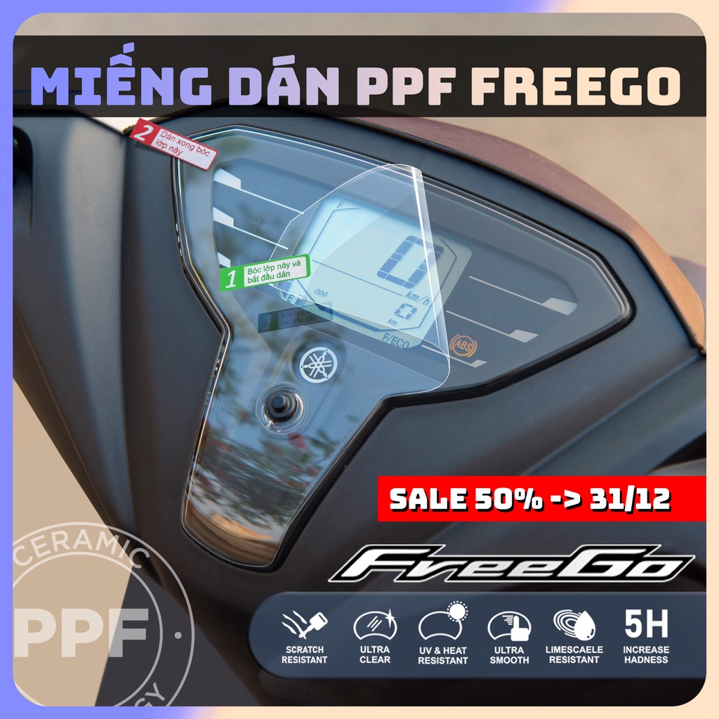 Freego PPF Miếng dán bảo vệ mặt đồng hồ xe Freego bảo vệ mặt đồng hồ Freego PPF cao cấp