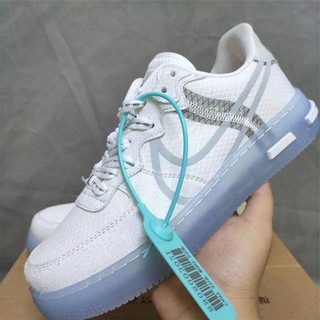 Giày_Nike Trắng AF1 Nam Nữ, Giày Thể Thao Air Force 1 Full Trắng Đế Phản Quang Hàng Đẹp Full Box Shen Sneaker