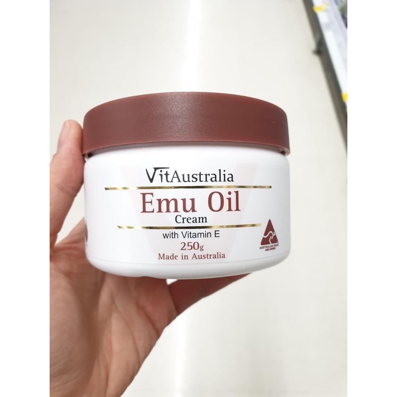 Kem dưỡng toàn thân VitAustralia Emu Oil Cream with vitamin E 250g