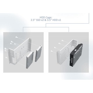 Vỏ Case XIGMATEK AQUA M WHITE