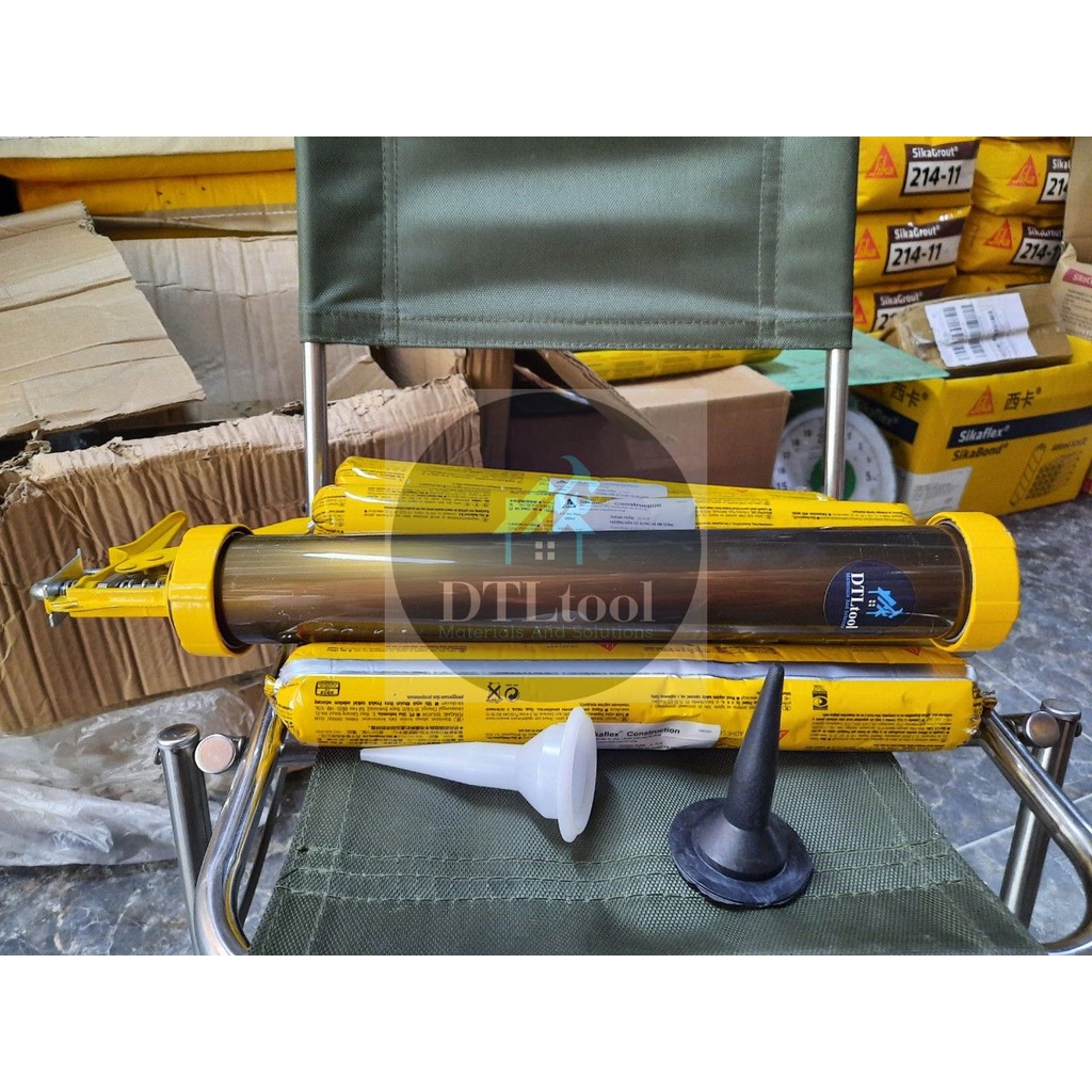 Súng bơm keo Sikaflex. Dụng cụ bơm keo Flex 600ml