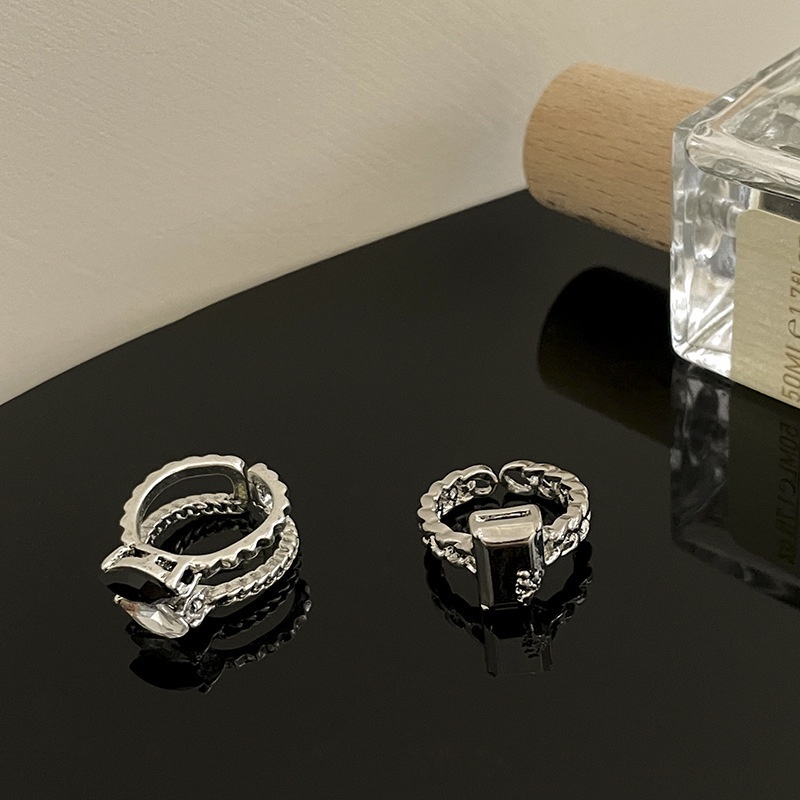 Nhẫn Thời Trang Kiểu Hình Học Độc Đáo Cá Tính