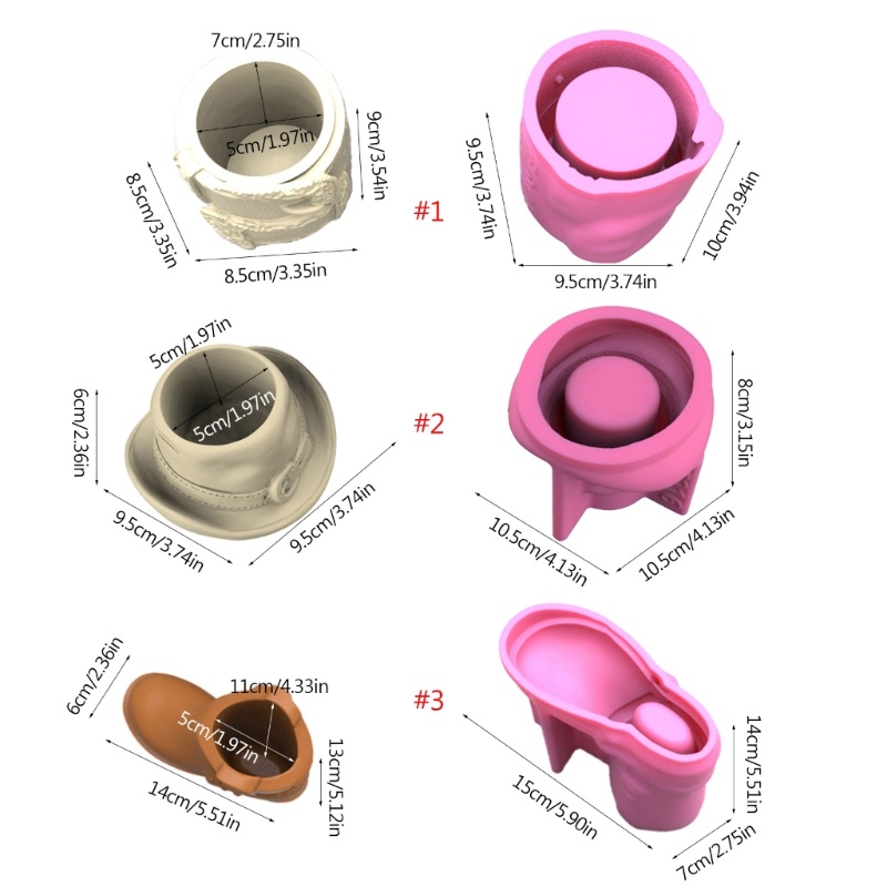 Khuôn Silicon Làm Giá Đỡ Bút Hình Bông Hoa Đa Năng Tiện Dụng