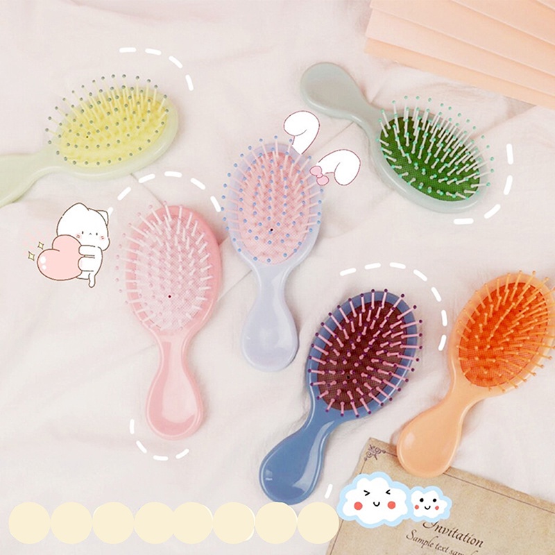 Lược Chải Tóc Mini Màu Trơn Dễ Thương Chống Thấm Nước XWNYDER