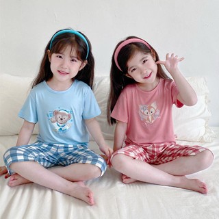 Bộ Hè Hoạ Tiết Động Vật Đáng Yêu A149 Cho Bé Gái - Jumping Beans Official Store