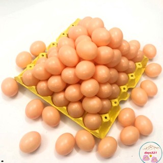 Set 10 hột gà giả bằng nhựa cho quy mô chuồng ấp trứng trứng gà mô hình cho học xá vẽ hình lên trứng