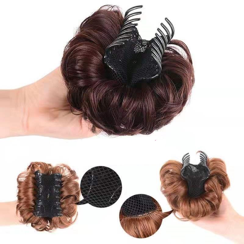 Bộ Tóc Giả Có Kẹp Hình Hoa Lê Xinh Xắn Cho Nữ