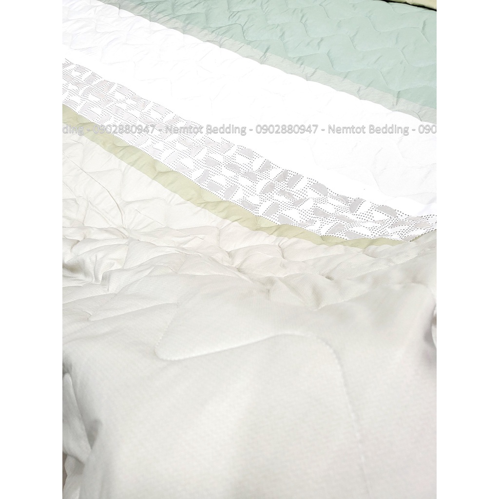 🍂MẪU MỚI VỀ_Tencel Modal Mát Mềm Mịn,Set 4,5 Món Gồm Chăn Chần Bông Cao Cấp, Ga Gối Lụa Tencel Vải Nhập Giá Tốt_HCM