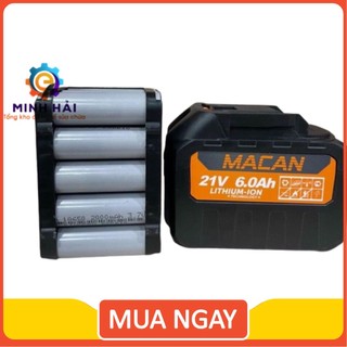 Pin macan 15 cell 21v dung lượng cao chân pin phổ thông.