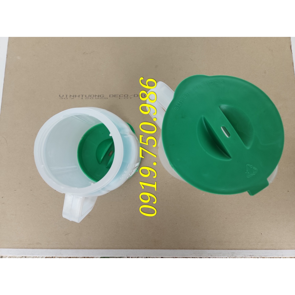 Combo dao 4 kèm ron và cối nhựa chống vỡ máy xay sunhouse, Kim cương hàng thay thế