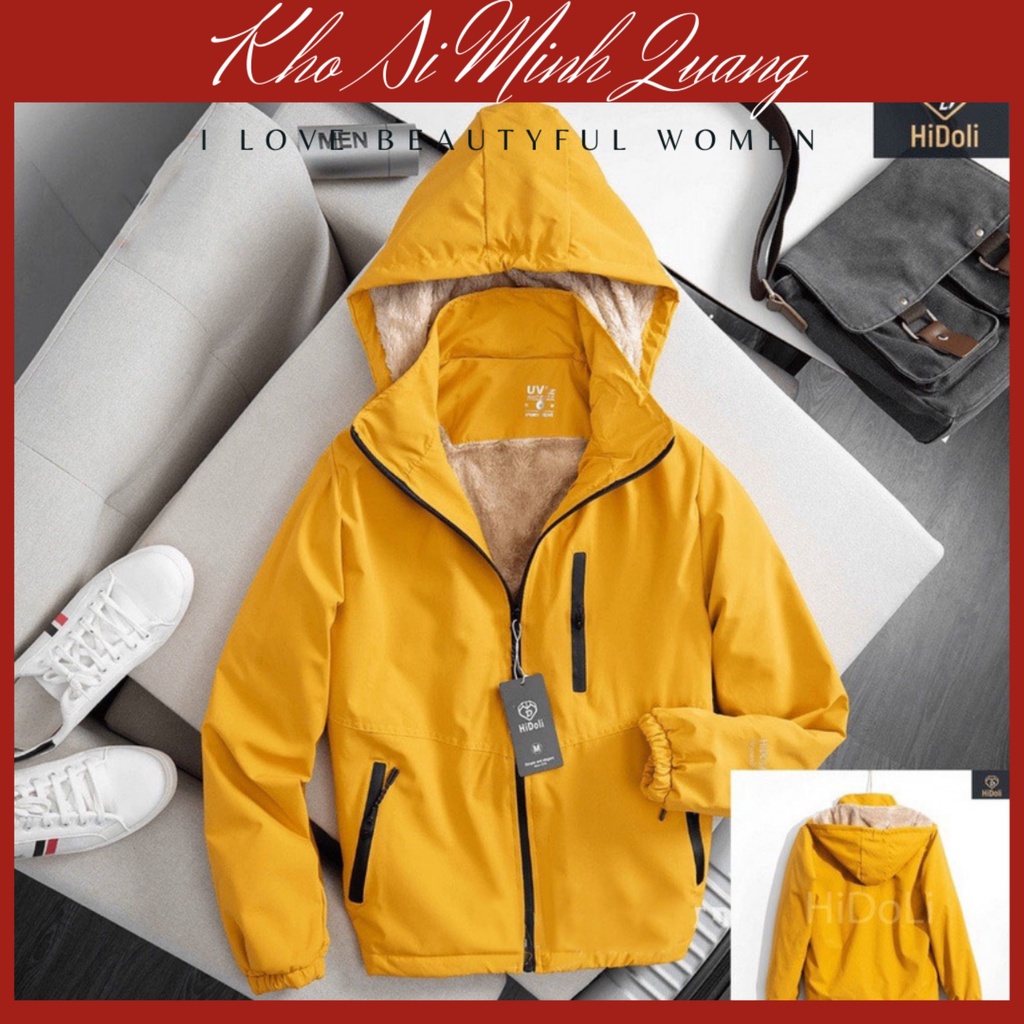 Áo gió tráng bạc lót lông cừu nâu siêu chống nước chống gió bất chấp rét đại hàn, hàng cao cấp - Hàng mới về