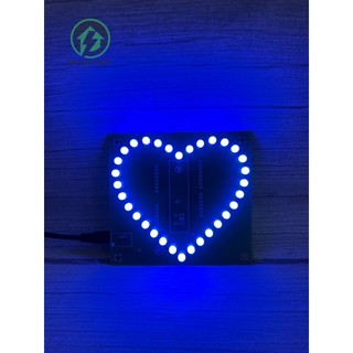 Mạch led trái tim 50 hiệu ứng