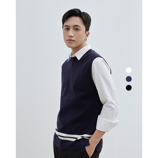 Áo gile len nam - dwarfs - line gile knit