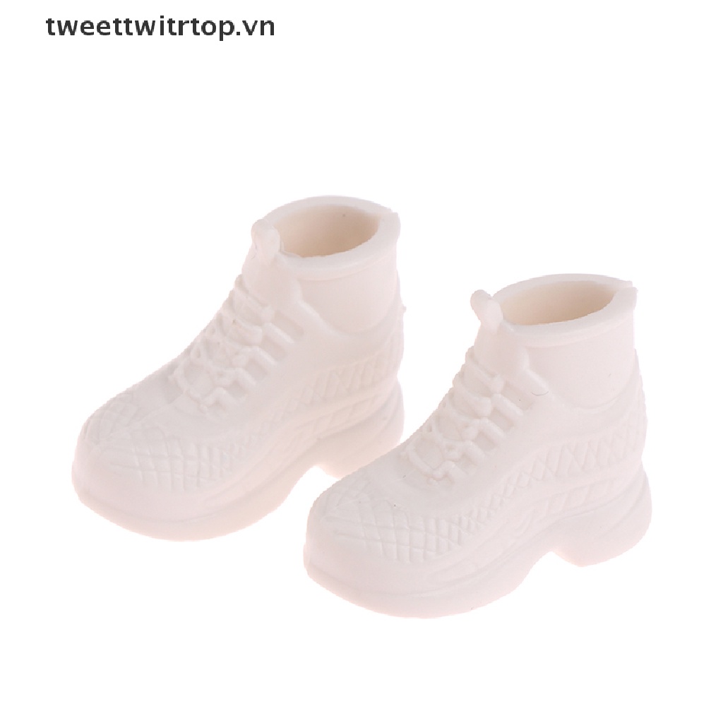 Set Đồ 4 Món Gồm Áo Sweater + Quần + Giày + Nón Dệt Kim Cho Búp Bê 30cm