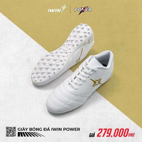 Giày Đá Bóng Chính Hãng Iwin Power - Khâu Full Đế Chắc Chắn