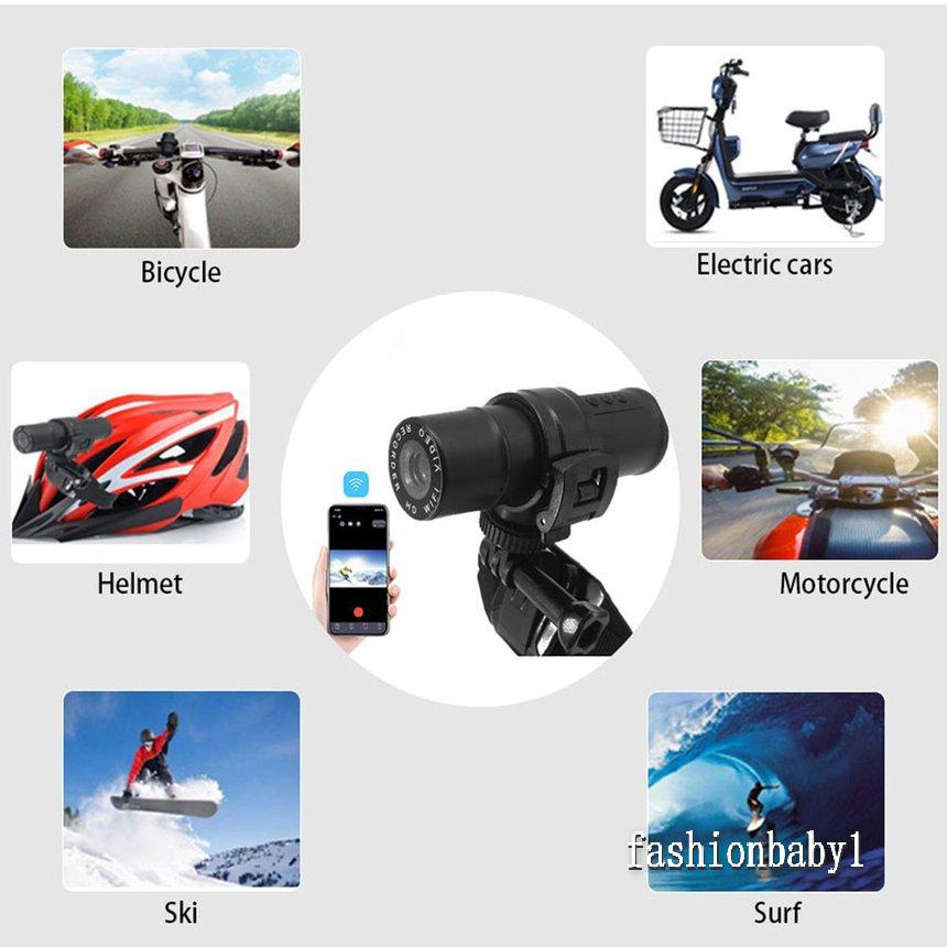 Motorcycle Camera DVR Camcorder Full HD 1080P Wifi Bicycle Motorcycle Helmet Sport Dash Cam Camera Car Videos Recorder